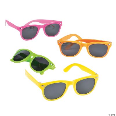 Premium Neon Nomad Sunglasses - 12 Pieces