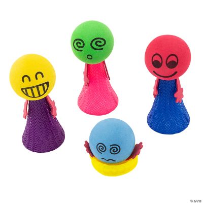 Funny Face Hoppers - 12 Pieces