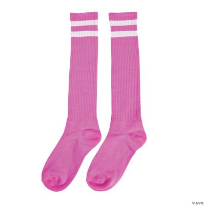 Pink Team Spirit Knee-High Socks - 2 Pieces