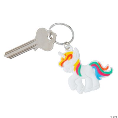 Unicorn Key Chains - 12 Pieces
