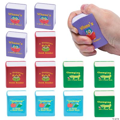 I Love Reading Stress Toy - 12 Pieces