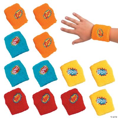 Superhero Wristband Assortment - 12 Pieces