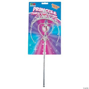 Bc Tiara And Wand Set - 6 Pieces