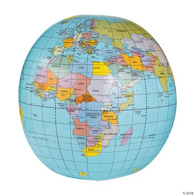 Giant Globe Beach Ball - 1 Piece