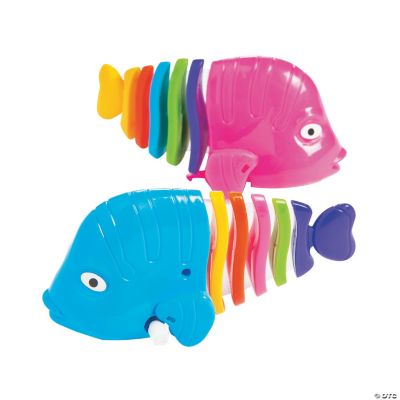 Pdq Wind Up Rainbow Fish - 24 Pieces