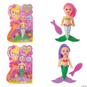 Mini Mermaid Dolls - 12 Pieces