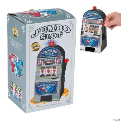 Jumbo Slot Machine Bank - 1 Piece