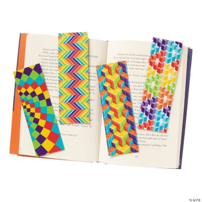 Optical Illusion Bookmarks - 48 Pieces