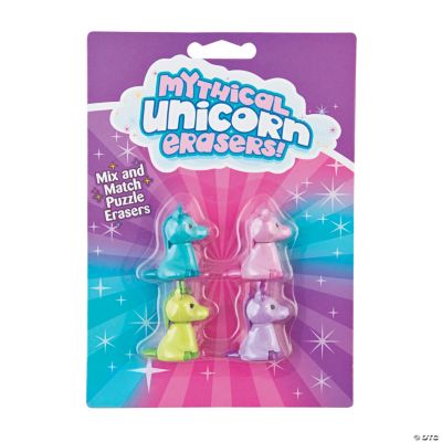 Unicorn Erasers - 10 Pieces
