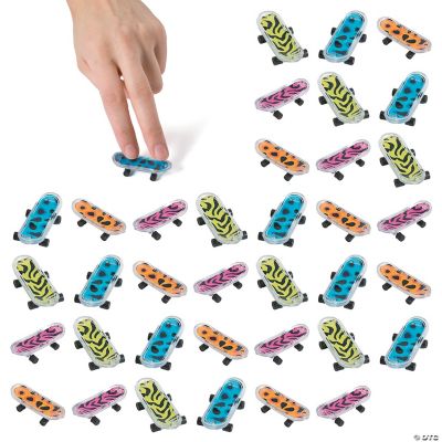 Sassy Print Mini Skateboards - 36 Pieces