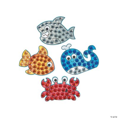 Adhesive Jewel Mosaic Craft Kit - 12 Pieces