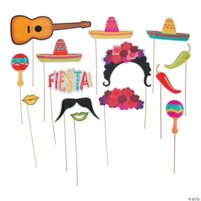 Fiesta Photo Props - 12 Pieces