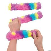 Super Fluffy Slap Bracelets - 12 Pieces