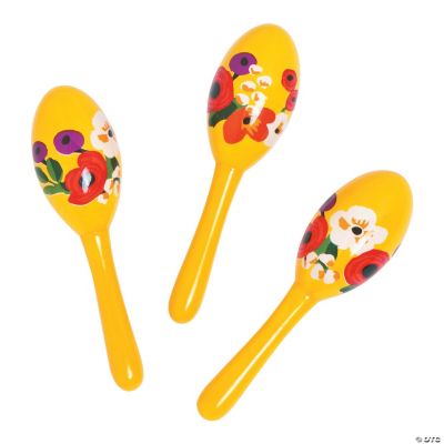 Cuban Print Maracas - 12 Pieces