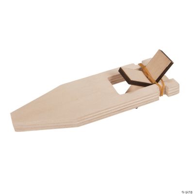 Diy Wood Paddle Boat - 12 Pieces