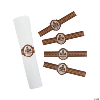 Cuban Party Napkin Rings - 24 Pieces