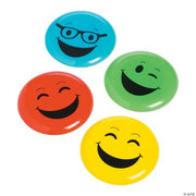 Emoji Flying Disc Asstd Color - 12 Pieces