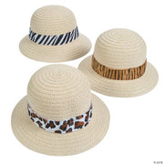 Adult Pith Helmets W/Animal Print - 12 Pieces