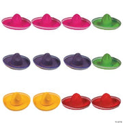 Asst Color Sombrero Hats - 12 Pieces