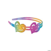 Bc Glitter Rainbow Headband - 6 Pieces