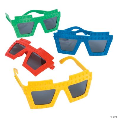 Brick Party Sunglasses - 12 Pieces