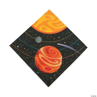 Space Party Lunch Napkins - 16 Pieces