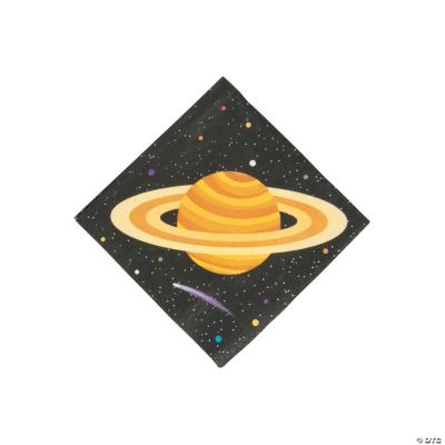 Space Party Beverage Napkins - 16 Pieces