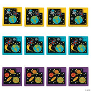 Space Slide Puzzles - 12 Pieces