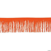 Orange Metallic Float Fringe - 1 Piece