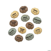 Bible Verse Stones - 12 Pieces