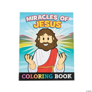 Miracles Of Jesus Coloring Book - 12 Pieces