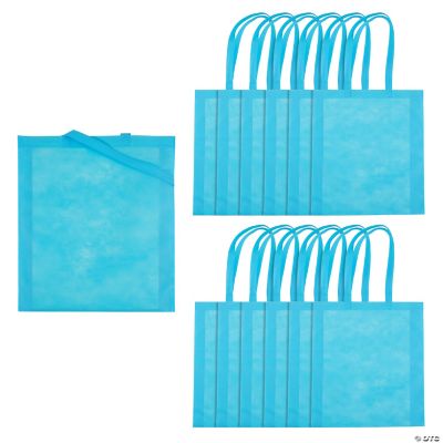 (Lg) Lt Blue Pnw Totes - 12 Pieces