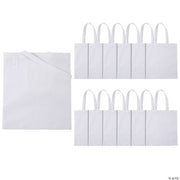 (Lg) White Pnw Totes - 12 Pieces