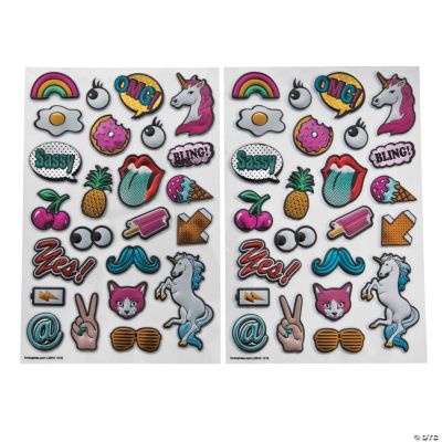 Unicorn Sticker Sheets - 12 Pieces