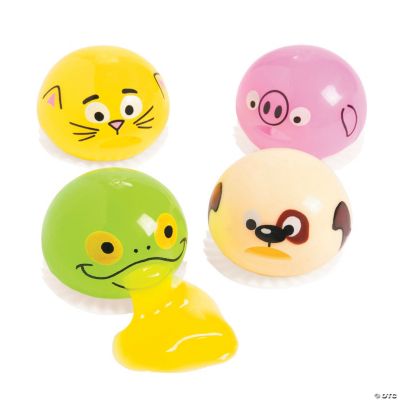 Animal Slime Toys - 12 Pieces