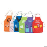 Career Printed Apron Assortment - 12 Pieces