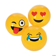 18" Emoji Vinyl Ball - 6 Pieces