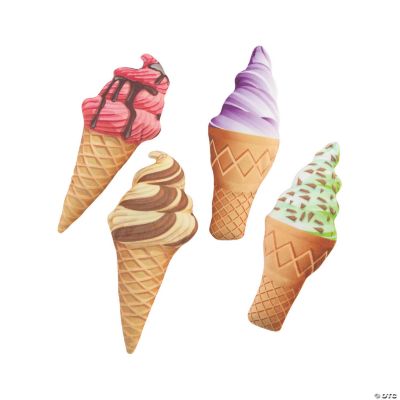 Ice Cream Cone Plush - 12 Pieces