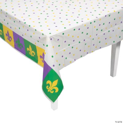 Mardi Gras Tablecover - 1 Piece