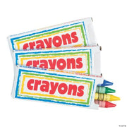 Printable Box Crayon - 12 Pieces
