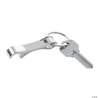 Silver Keychain Bottle Opener - 1 Piece