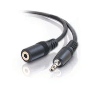 C2G 6ft 3.5mm Stereo Extension Cable - M/F - Mini-phone Male - Mini-phone Female Audio - 6ft - Black