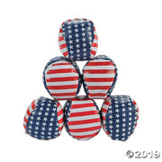 Fun Express Patriotic Kick Balls - 12 Pieces Party Favors