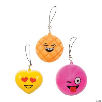 Squishy Emoji Food Assortment - 12 Pieces