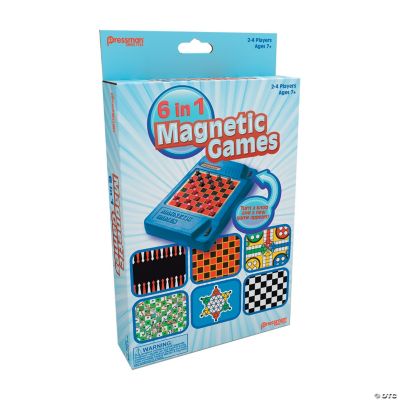 6 In 1 Travel Magnetic Games - 1 Piece