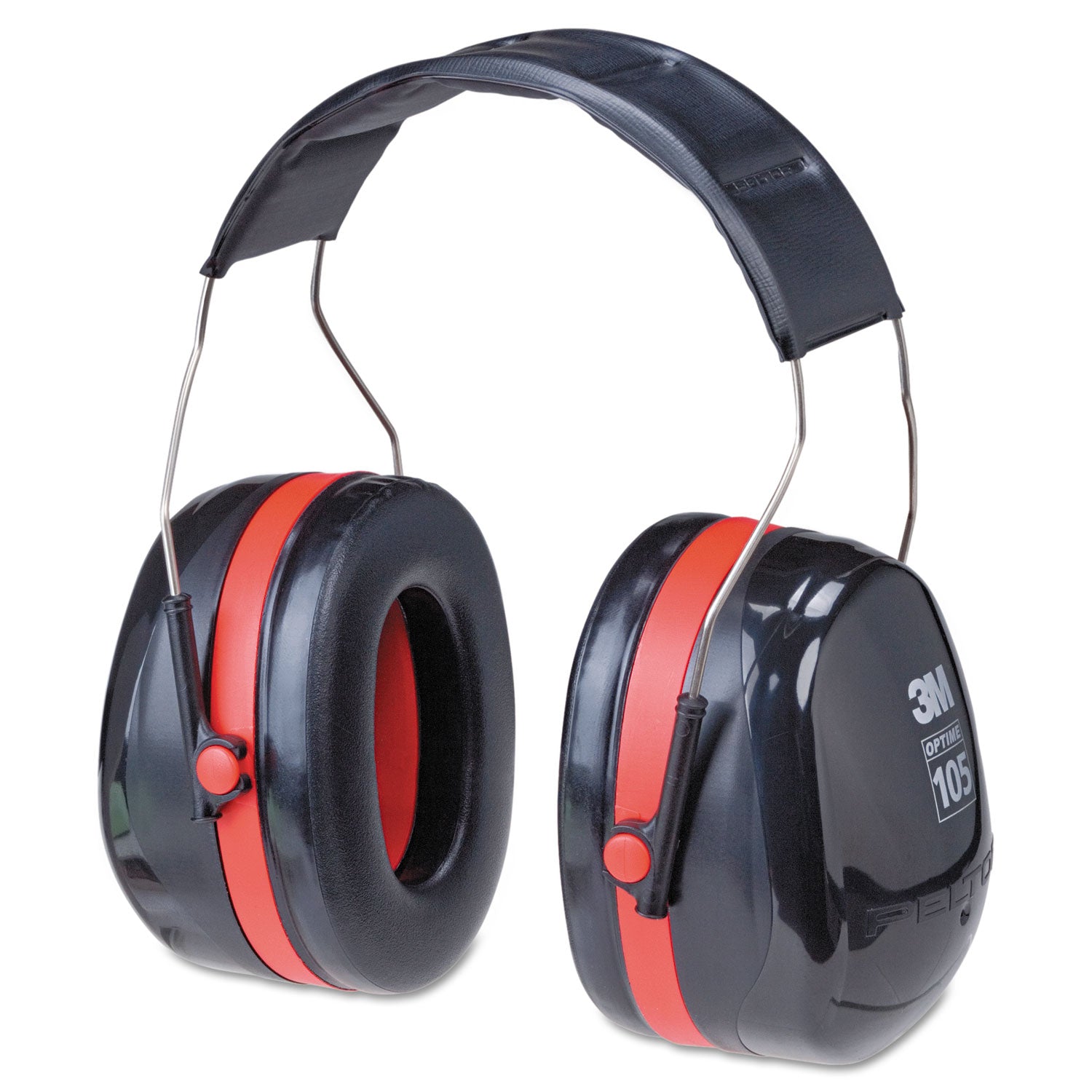 Noise, Noise Reduction Rating Protection - Foam, Acrylonitrile Butadiene Styrene (ABS), Plastic, Plastic - Black, Red - Foldable, Comfortable, Lightweight, Low Linting - 1 Each