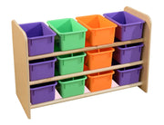 See-All Storage with (12) Assorted Pastel Trays