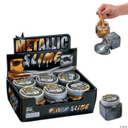 Gold & Silver Metallic Slime - 6 Pieces