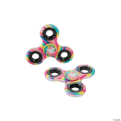 Rainbow Unicorn Fidget Spinner - 12 Pieces