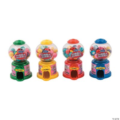Dubble Bubble Mini Gumball Machine - 12 Pieces